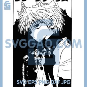 Hunter X Hunter Wall Svg, Japanese Manga Anime Svg, Anime Hunter Svg